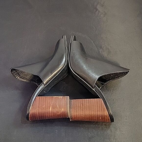 JESSICA SIMPSON PEEP TOE BLOCK HEEL SLIDE MULE SANDAL - Picture 12 of 13